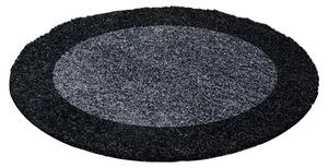 Ayyildiz Kusový koberec LIFE 1503, kulatý, Antracitová Rozměr koberce: 120 cm KRUH
