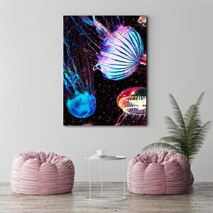 Obraz na plátně Barevná abstrakce medúzy - Gab Fernando Rozměry: 40 x 60 cm