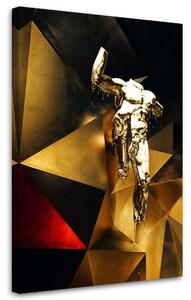 Obraz na plátně Postava pokrytá zlatem - Gab Fernando Rozměry: 40 x 60 cm