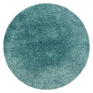 Ayyildiz Kusový koberec BRILLIANT 4200, kulatý, Aqua Rozměr koberce: 160 cm KRUH