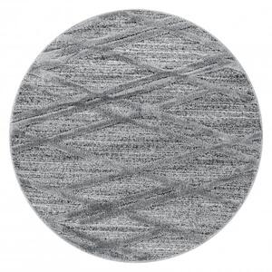 Ayyildiz Kusový koberec PISA 4706, kulatý, Šedá Rozměr koberce: 80 cm KRUH