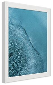 Plakát Mořská vlna Barva rámu: Bílá, Rozměry: 30 x 45 cm