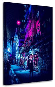 Obraz na plátně Neonová ulice - Gab Fernando Rozměry: 40 x 60 cm