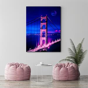 Obraz na plátně Růžový most - Gab Fernando Rozměry: 40 x 60 cm
