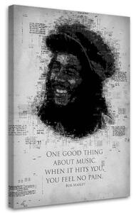 Obraz na plátně Zpěvák Bob Marley - Gab Fernando Rozměry: 40 x 60 cm