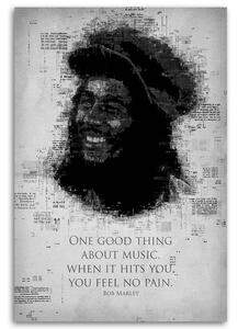 Obraz na plátně Zpěvák Bob Marley - Gab Fernando Rozměry: 40 x 60 cm