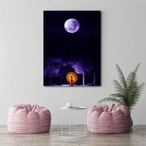 Obraz na plátně Tanec na Měsíci - Gab Fernando Rozměry: 40 x 60 cm