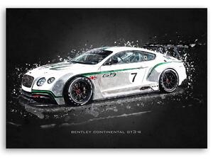 Obraz na plátně Bentley continental gt3r - Gab Fernando Rozměry: 60 x 40 cm