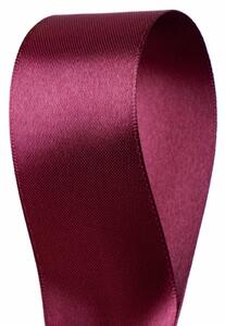 Serviteur Saténová stuha Burgundy 4 cm - 25 m SRT172