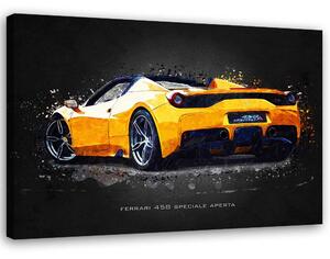 Obraz na plátně Ferrari 458 Aperta - Gab Fernando Rozměry: 60 x 40 cm