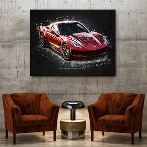 Obraz na plátně Chevrolet Corvette Z06 - Gab Fernando Rozměry: 60 x 40 cm