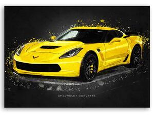 Obraz na plátně Chevrolet corvette - Gab Fernando Rozměry: 60 x 40 cm