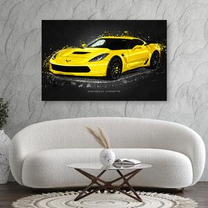 Obraz na plátně Chevrolet corvette - Gab Fernando Rozměry: 60 x 40 cm