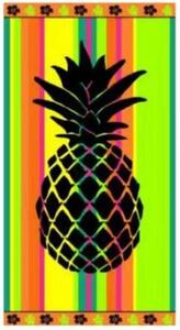 Plážová osuška egyptská froté 100% bavlna Ananas 90x170cm TiaHome