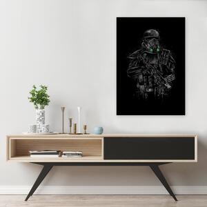 Obraz na plátně Star Wars, voják smrti - Dr.Monekers Rozměry: 40 x 60 cm