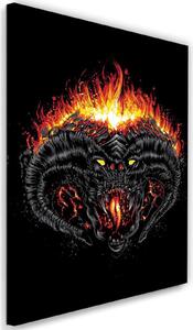 Obraz na plátně Pán prstenů, démon Morgoth - Dr.Monekers Rozměry: 40 x 60 cm