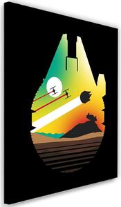 Obraz na plátně Star Wars, útěk z pouštní planety - Dr.Monekers Rozměry: 40 x 60 cm