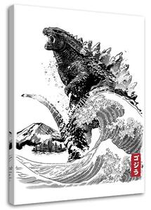 Obraz na plátně Godzilla, film - Dr.Monekers Rozměry: 40 x 60 cm