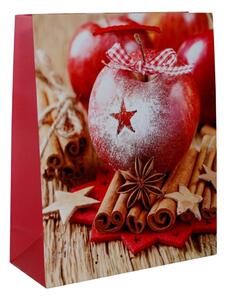 Dárková taška vánoční Jablko skořice 8610001