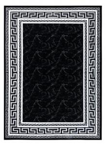 Koberec GLOSS 2813 87 styl, greek - černý, šedý