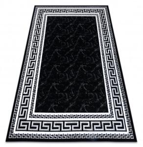 Koberec GLOSS 2813 87 styl, greek - černý, šedý