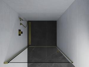 Mexen PRETORIA sprchové dveře ke sprchovému koutu 80 cm, zlatá, 852-080-000-50-00