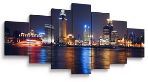 Obraz - Reflekce noci (210x100 cm)