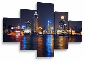 Obraz - Reflekce noci (125x70 cm)