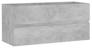 Skříňka pod umyvadlo betonově šedá 100x38,5x45 cm dřevotříska