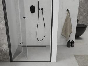 Mexen LIMA sprchové skládací dveře ke sprchovému koutu 90 cm, černá-průhledné, 856-090-000-70-00