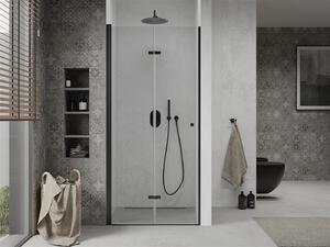 Mexen LIMA sprchové skládací dveře ke sprchovému koutu 70 cm, černá-průhledná, 856-070-000-70-00