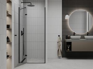 Mexen ROMA sprchové otevírací dveře ke sprchovému koutu 70 cm, černá-transparetní, 854-070-000-70-00