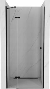 Mexen Roma sprchové dveře, křídlové 120 cm, transparentní, černá - 854-120-000-70-00