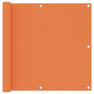 Balkónová zástěna oranžová 90 x 500 cm oxfordská látka
