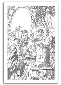 Obraz na plátně Kresba Doctora Strange - Saqman Rozměry: 40 x 60 cm