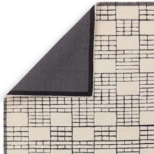 Tribeca Design Kusový koberec Ultis Cream on Black Rozměry: 120x170 cm