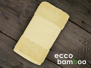 GRENO Osuška Ecco Bamboo 140x70 Luxus žlutá