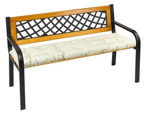 BELLATEX Sedák na lavici prošívaný Smetanová 40x120 cm