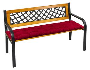 BELLATEX Sedák na lavici prošívaný Červená 40x120 cm