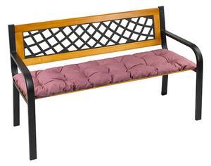 BELLATEX Sedák na lavici prošívaný Růžová 40x120 cm