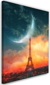 Obraz na plátně Noc v Paříži - Rokibul Hasan Rozměry: 40 x 60 cm