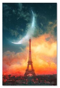 Obraz na plátně Noc v Paříži - Rokibul Hasan Rozměry: 40 x 60 cm