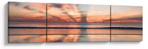 Obraz slunečních paprsků nad Daytonskou pláži (170x50 cm)