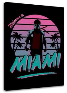 Obraz na plátně Vítejte v Miami - DDJVigo Rozměry: 40 x 60 cm