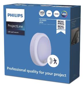 Philips LED nástěnné svítidlo Projectline rnd 1400lm 4000K pohybový senzor IP54