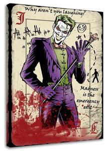 Obraz na plátně Figurka Jokera - DDJVigo Rozměry: 40 x 60 cm