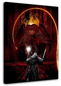Obraz na plátně Pán prstenů, čaroděj a démon - DDJVigo Rozměry: 40 x 60 cm