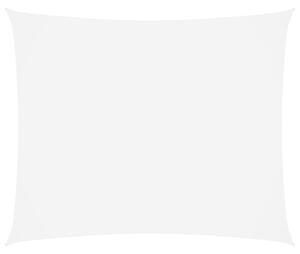 Stínící plachta oxfordská látka obdélníková 4 x 6 m bílá