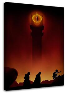 Obraz na plátně Pán prstenů, Frodo, Glum a Sauron - DDJVigo Rozměry: 40 x 60 cm