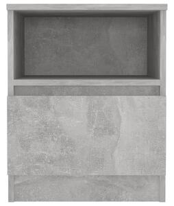 Noční stolky Lorimer - 2 ks - 40x40x50 cm | betonově šedé